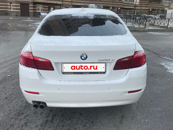2016 BMW 5 серии 520d VI (F10/F11/F07) Рестайлинг, белый, 2049000 рублей - вид 7