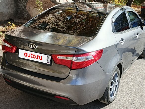 2014 Kia Rio III, серый, 890000 рублей - вид 8
