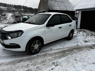 2018 Lada (ВАЗ) Granta I Рестайлинг, белый, 450000 рублей, вид 2