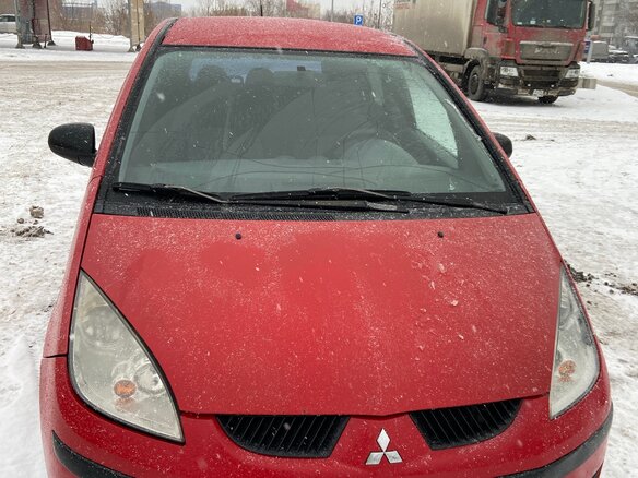 2005 Mitsubishi Colt VI (Z20/Z30), красный, 420000 рублей