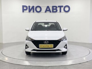 2021 Hyundai Solaris II Рестайлинг, белый, 1149999 рублей, вид 3