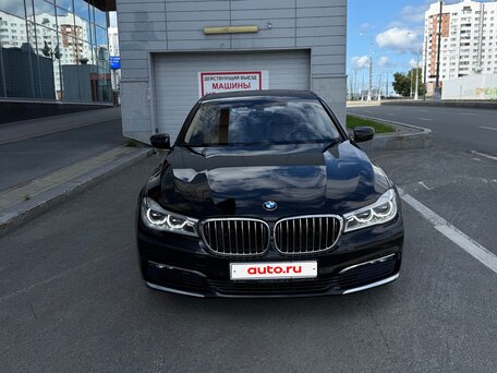 2016 BMW 7 серии 750i xDrive VI (G11/G12), чёрный, 3500000 рублей, вид 4