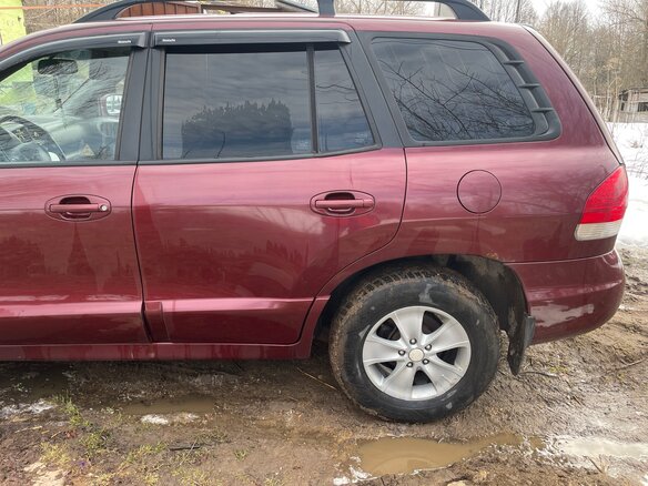 2008 Hyundai Santa Fe Classic Classic, красный, 550000 рублей - вид 3