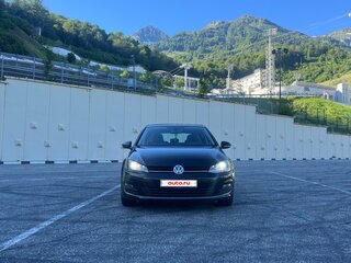 2013 Volkswagen Golf VII, чёрный, 1100000 рублей, вид 3