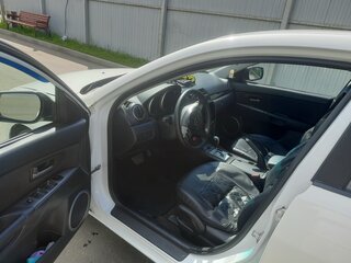 2007 Mazda 3 I (BK) Рестайлинг, белый, 559000 рублей, вид 4