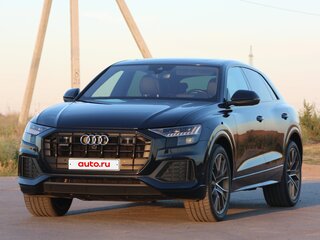 2021 Audi Q8 45 TDI I (4M), синий, 8436549 рублей, вид 1