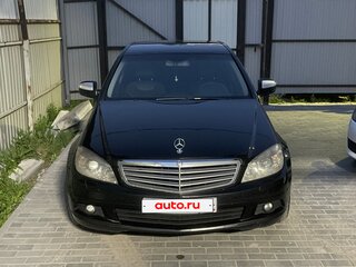 2007 Mercedes-Benz C-Класс 180 Kompressor III (W204), чёрный, 970000 рублей, вид 1