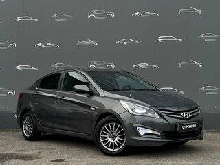 2016 Hyundai Solaris I Рестайлинг, серый, 948300 рублей, вид 3