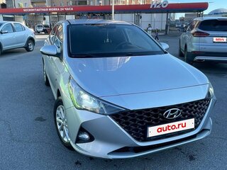 2021 Hyundai Solaris II Рестайлинг, серый, 1400000 рублей, вид 4