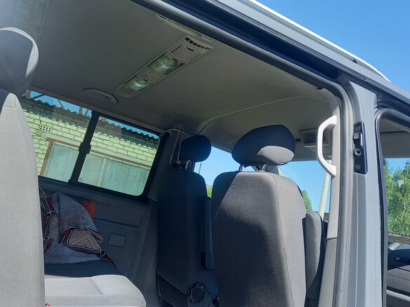 2011 Volkswagen Caravelle T5 Рестайлинг, серый, 1650000 рублей - вид 14