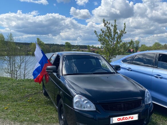 2008 Lada (ВАЗ) Priora I, чёрный, 150000 рублей