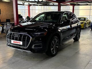 2021 Audi Q5 45 TFSI II (FY) Рестайлинг, чёрный, 4350000 рублей, вид 2