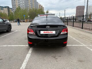 2011 Hyundai Solaris I, чёрный, 780000 рублей, вид 4