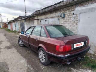 1989 Audi 80 IV (B3), пурпурный, 220000 рублей, вид 4
