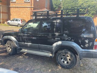 1999 Toyota Land Cruiser Prado 90 Series, чёрный, 1200000 рублей, вид 3