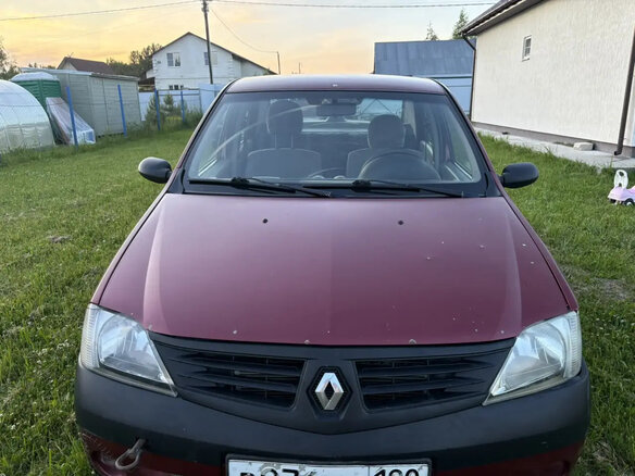 2009 Renault Logan I, красный, 290000 рублей