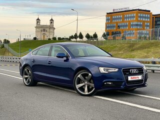 2015 Audi A5 Sportback I (8T) Рестайлинг, синий, 1950000 рублей, вид 2