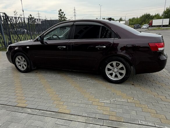 2006 Hyundai Sonata V (NF), пурпурный, 500000 рублей - вид 8