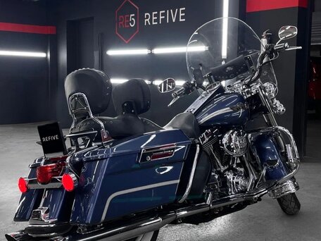2003 Harley-Davidson Road King, синий, 1300000 рублей, вид 5