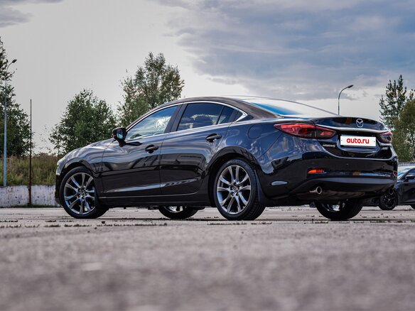 2017 Mazda 6 III (GJ) Рестайлинг, чёрный, 2140000 рублей - вид 6