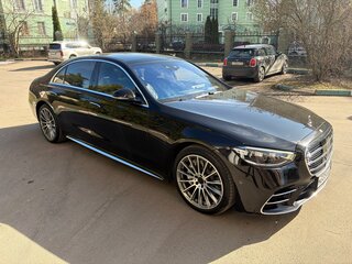 2020 Mercedes-Benz S-Класс 350 d Long 4MATIC VII (W223), чёрный, 8800000 рублей, вид 3