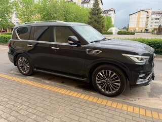 2018 Infiniti QX80 I Рестайлинг 2, чёрный, 4200000 рублей, вид 5