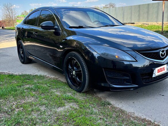 2010 Mazda 6 II (GH) Рестайлинг, чёрный, 750000 рублей