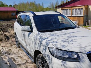 2011 Hyundai Santa Fe II Рестайлинг, белый, 1230000 рублей, вид 4