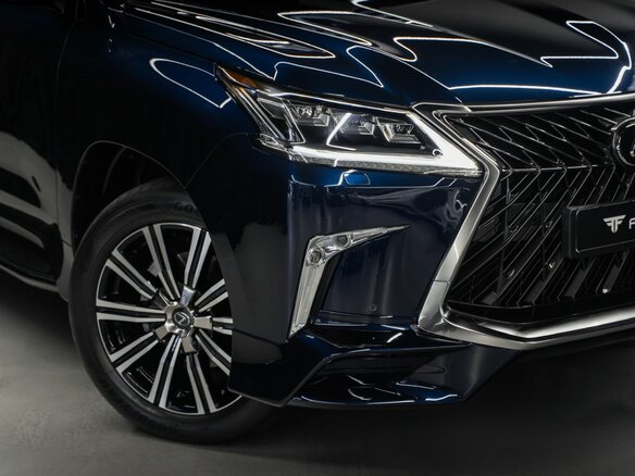 2018 Lexus LX 570 III Рестайлинг 2, синий, 9994000 рублей - вид 5