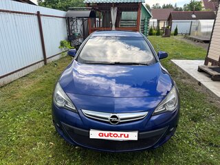 2014 Opel Astra GTC J Рестайлинг, синий, 750000 рублей, вид 4