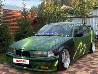 1993 BMW 3 серии 316i III (E36), зелёный, 450000 рублей, вид 1