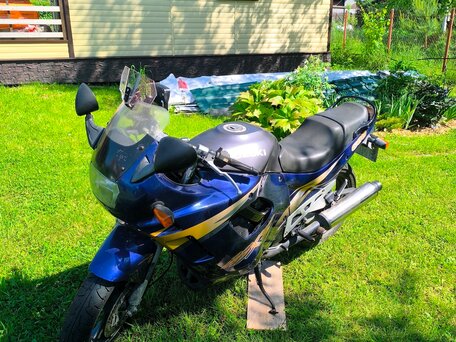 1997 Suzuki GSX 600F Katana, синий, 190000 рублей, вид 1