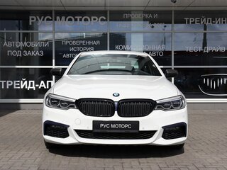 2018 BMW 5 серии 530d xDrive VII (G30/G31/G38), белый, 4600000 рублей, вид 2