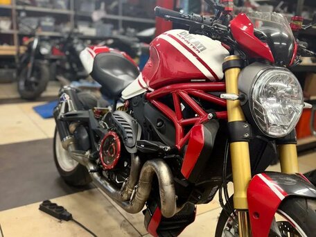 2014 Ducati Monster 1200, красный, 900000 рублей, вид 2