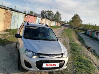 2014 Lada (ВАЗ) Kalina II, серебристый, 420000 рублей, вид 1