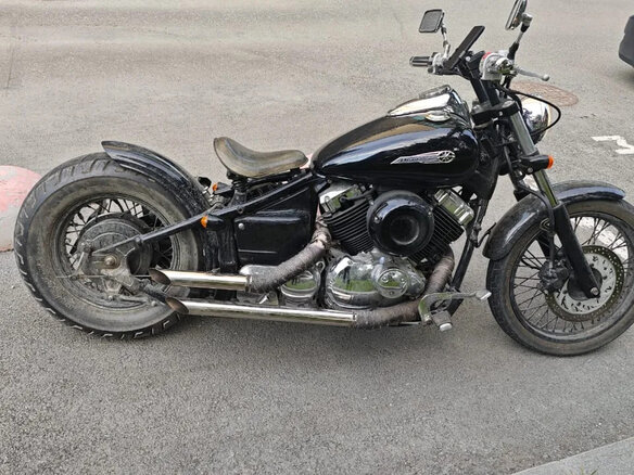 1997 Yamaha XVS400 Drag Star, чёрный, 380000 рублей - вид 2