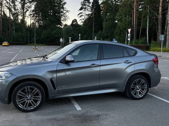 2018 BMW X6 30d II (F16), серый, 3400000 рублей - вид 7