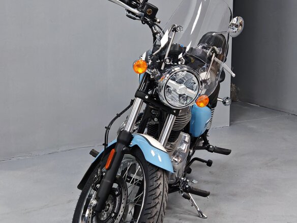 2025 Royal Enfield Meteor, голубой - вид 6