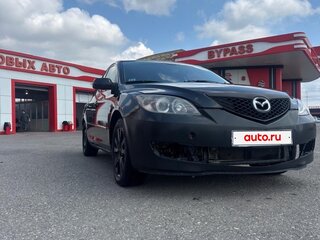 2006 Mazda 3 I (BK) Рестайлинг, чёрный, 300000 рублей, вид 3