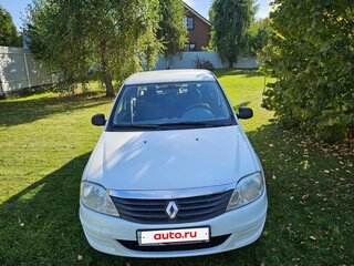 2013 Renault Logan I Рестайлинг, белый, 409000 рублей, вид 1