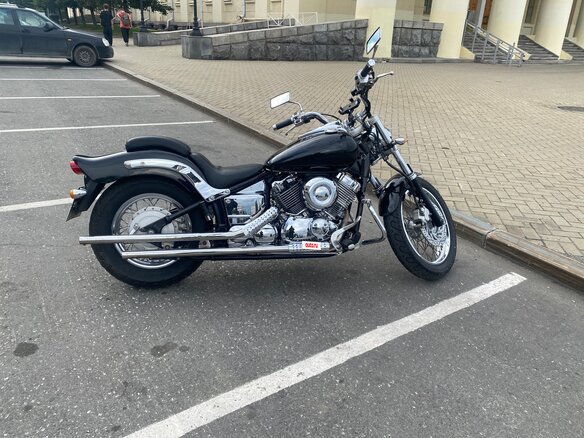 2003 Yamaha XVS400 Drag Star, чёрный, 390000 рублей - вид 1