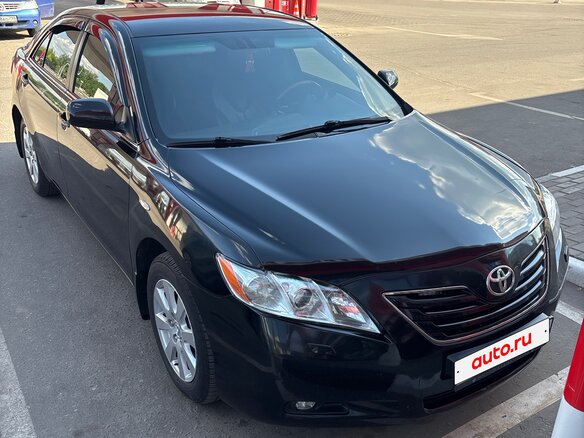 2008 Toyota Camry VI (XV40), чёрный, 1050000 рублей