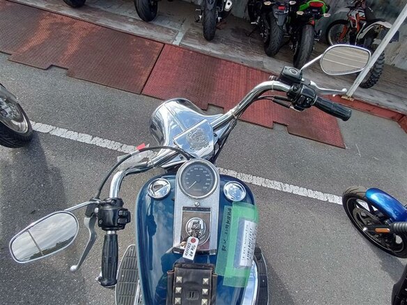 2000 Harley-Davidson Fat Boy, синий, 649000 рублей - вид 7