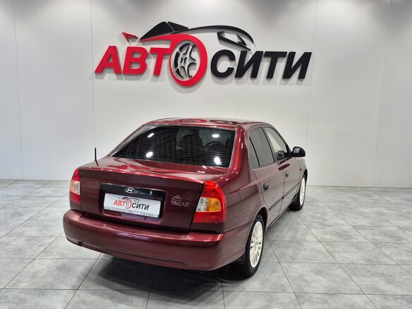 2008 Hyundai Accent ТагАЗ II, красный, 395000 рублей - вид 7