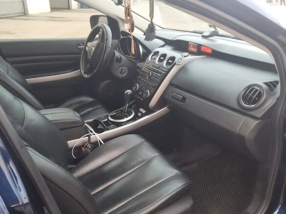 2011 Mazda CX-7 I Рестайлинг, синий, 700000 рублей - вид 6