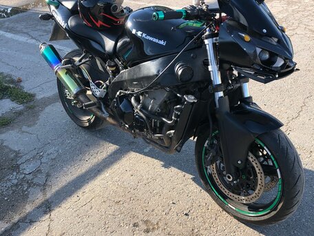 2002 Kawasaki ZX-9R Ninja, чёрный, 350000 рублей, вид 4