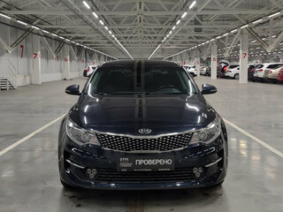 2018 Kia Optima IV Рестайлинг, синий, 1799000 рублей, вид 2
