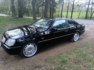 1998 Mercedes-Benz CL-Класс 500 I (C140), чёрный, 2300000 рублей, вид 5