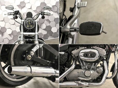 2013 Harley-Davidson Sportster 883, чёрный, 597000 рублей, вид 4