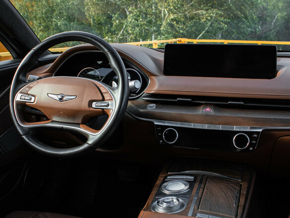 2021 Genesis G80 II, чёрный - вид 9